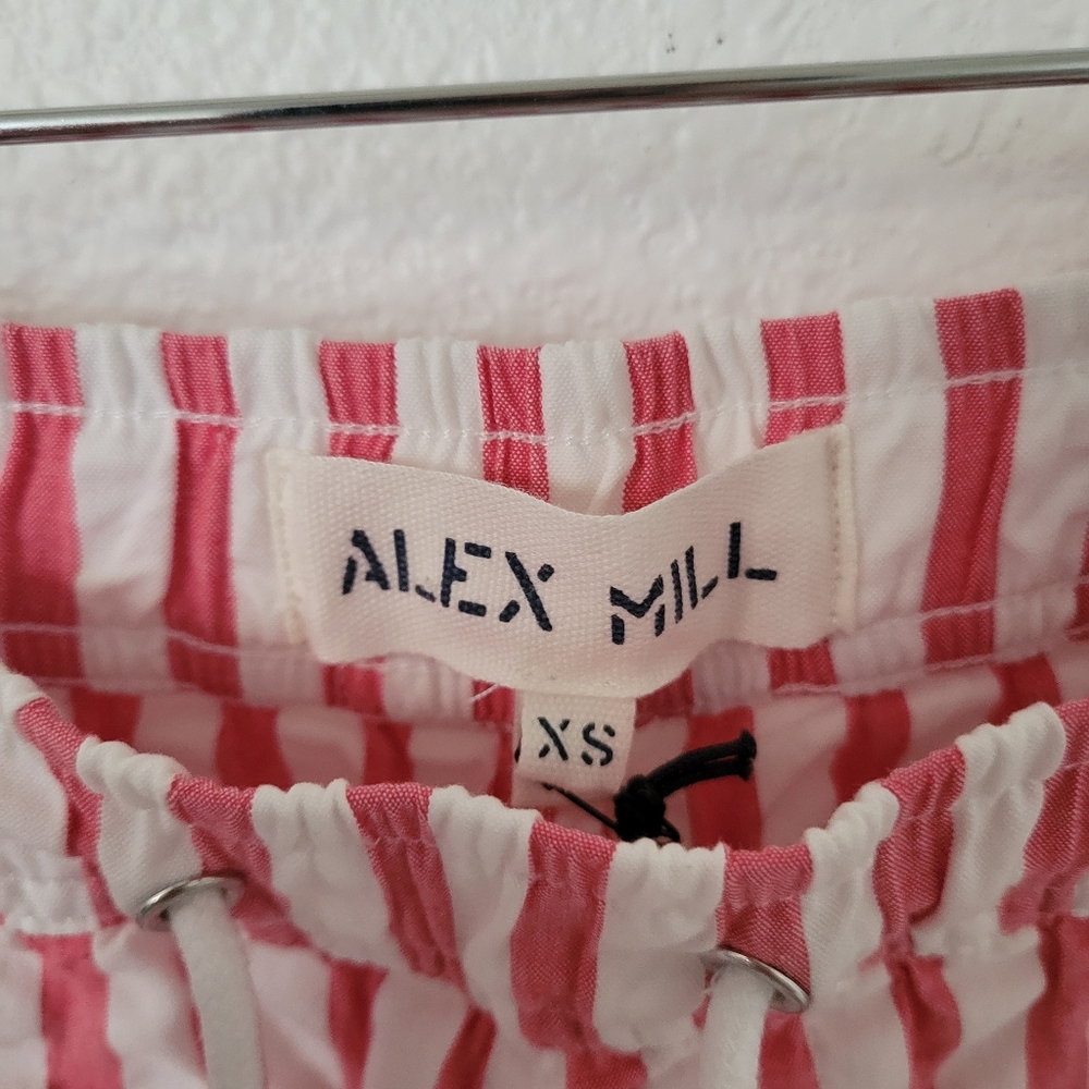 Alex Mill Red and White Striped Men’s Shorts - Picture 4 of 5